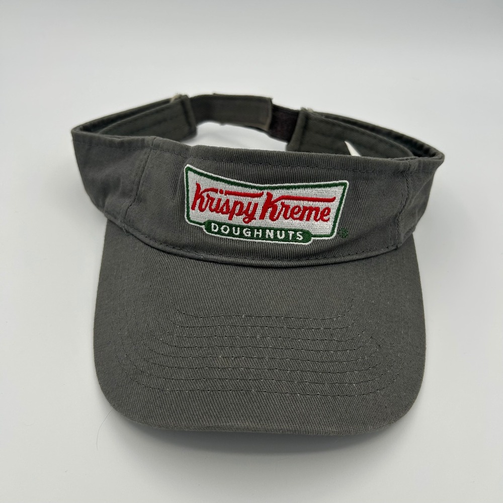 Krispy‎ Kreme Visor KMZ0136 Unisex OSFM Gray Cotton Corporate Promo Streetwear